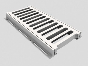 driveway drainage grating 3D 模型