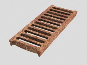 driveway drainage grating 3D 模型