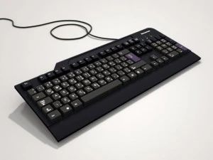 modelo de teclado de computador lenovo ku0225 Modelo 3D