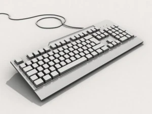computer keyboard model lenovo ku0225 3D Model