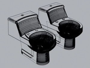 arm&aacute;rio de &aacute;gua padr&atilde;o onepeace de estilo moderno Modelo 3D