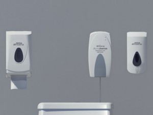 reza hygiene toilet sanitation set Modelo 3D