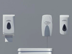 conjunto de saneamento de banheiro de higiene reza Modelo 3D