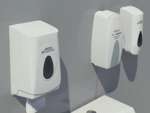 conjunto de saneamento de banheiro de higiene reza Modelo 3D