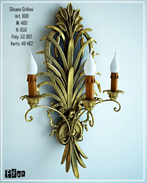 silvano grifoni art 1691 3D Model .c4d .max .obj .3ds .fbx .stl .blend 