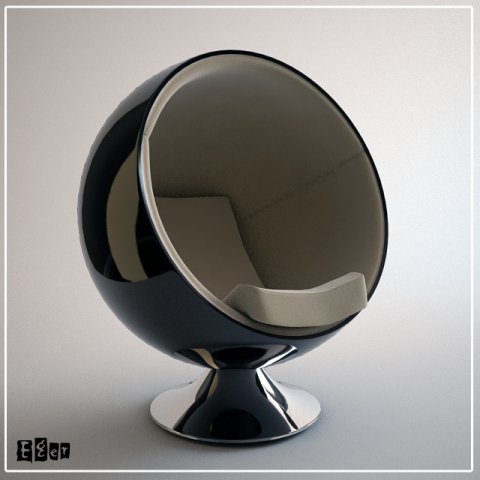 chair 3D Model .c4d .max .obj .3ds .fbx .stl .blend 