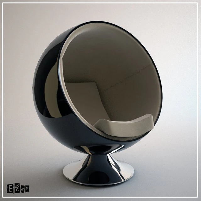 chair 3D Model .c4d .max .obj .3ds .fbx .stl .blend 