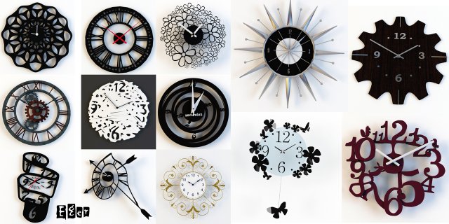 clocks Modèle 3D .c4d .max .obj .3ds .fbx .stl .blend 