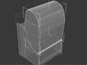 refrigerated cabinet Model 3D