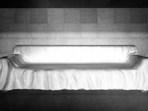 modern  sculpture sofa Model 3D