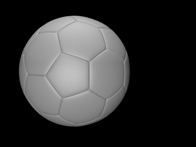soccer ball 3D 模型 .c4d .max .obj .3ds .fbx .stl .blend 