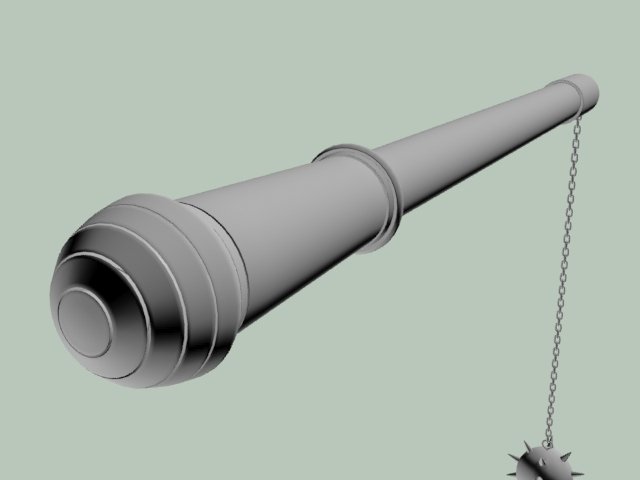 mace 3D Model .c4d .max .obj .3ds .fbx .stl .blend 