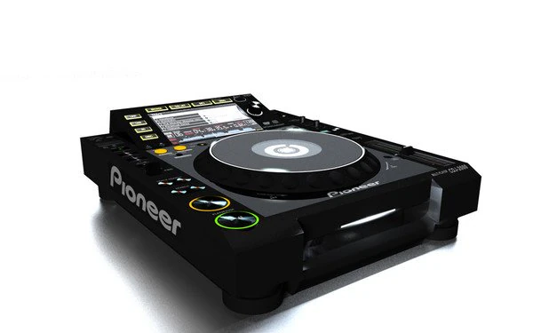 pioneer cdj2000 3D Model .c4d .max .obj .3ds .fbx .stl .blend 
