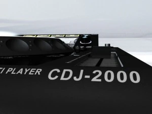 pioneer cdj2000 3D Model