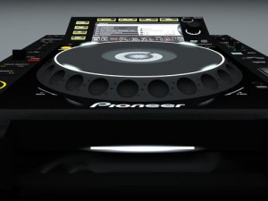 pioneer cdj2000 3D 모델