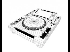 pioneer cdj2000 3D Model