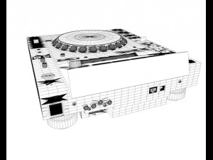 pioneer cdj2000 3D 모델