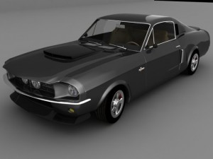 shelby ford mustang Model 3D