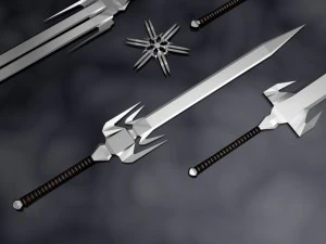 sword set 3D Model