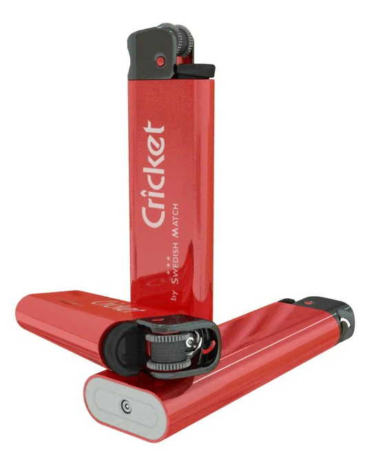 cricket lighter 3D Model .c4d .max .obj .3ds .fbx .stl .blend