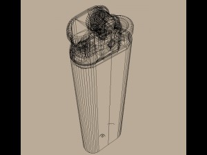 cricket lighter 3Dモデル