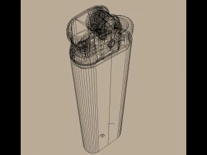 cricket lighter 3D Model