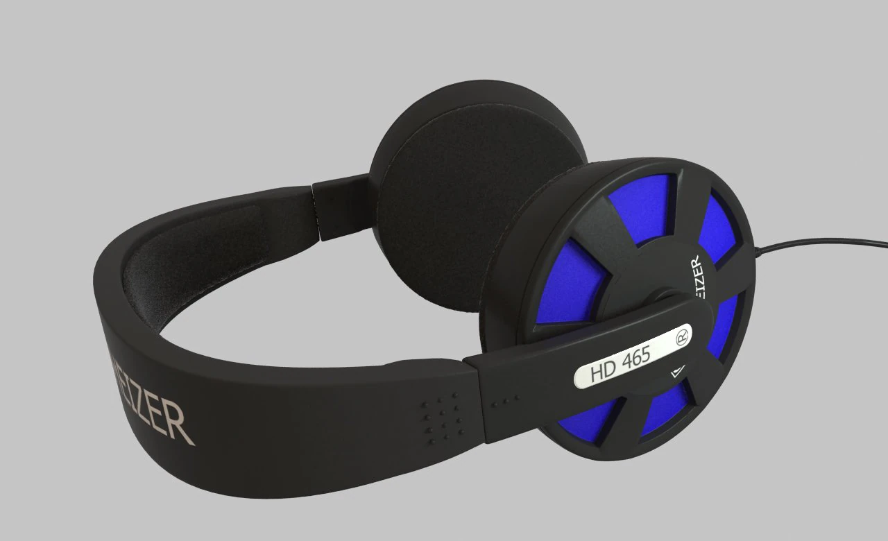 headphones 3D Model .c4d .max .obj .3ds .fbx .stl .blend 