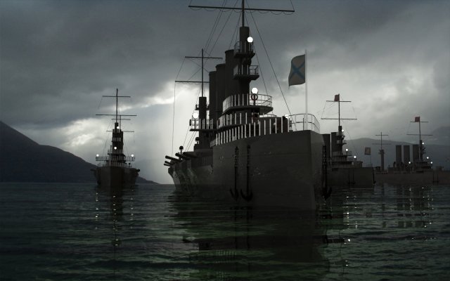 war cruiser 3D Model .c4d .max .obj .3ds .fbx .stl .blend 
