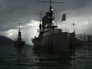 war cruiser Modello 3D