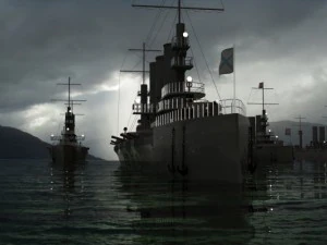 incrociatore da guerra Modello 3D