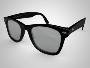 ray ban wayfarer Modèle 3D