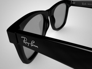 ray ban wayfarer 3D Модель