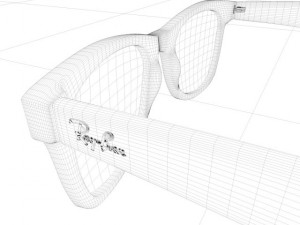 ray ban wayfarer 3D Модель