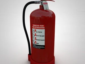 Estintore Modello 3D