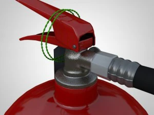 extintor de inc&ecirc;ndio Modelo 3D