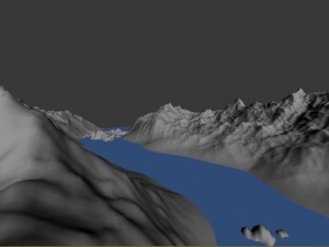 highland terrain Model 3D