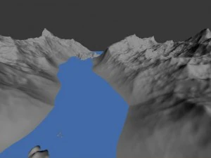 dağlık arazi 3D Model