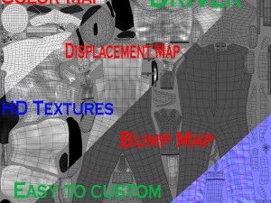 driver 3D मॉडल