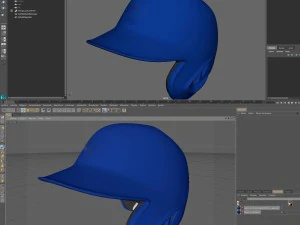 baseball helmet 3D Model