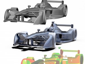 formula 2018 3D Model