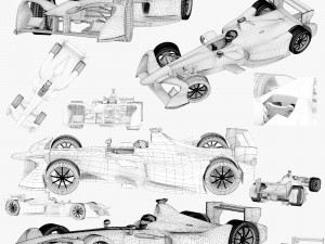 formula 2018 3D Model