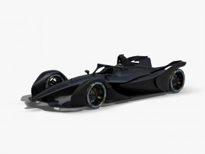 formula e srt01e 2020 3D Model
