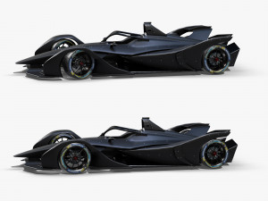 formula e srt01e 2020 3D-Modell