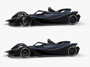 formula e srt01e 2020 3D Model