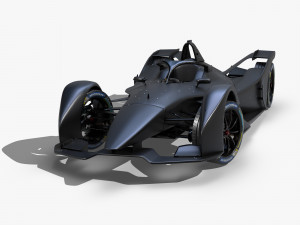 formula e srt01e 2020 3D-Modell