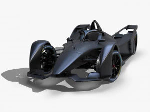 formula e srt01e 2020 3D Model