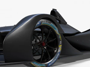 formula e srt01e 2020 3D Model