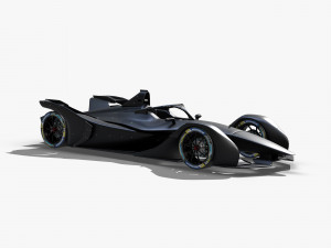 formula e srt01e 2020 3D-Modell