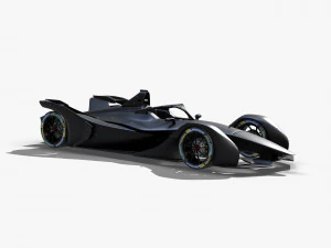 formula e srt01e 2020 3D Model