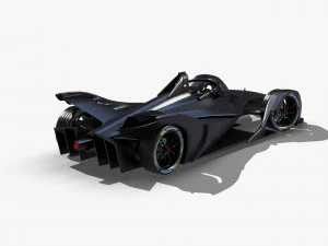 formula e srt01e 2020 3D Model